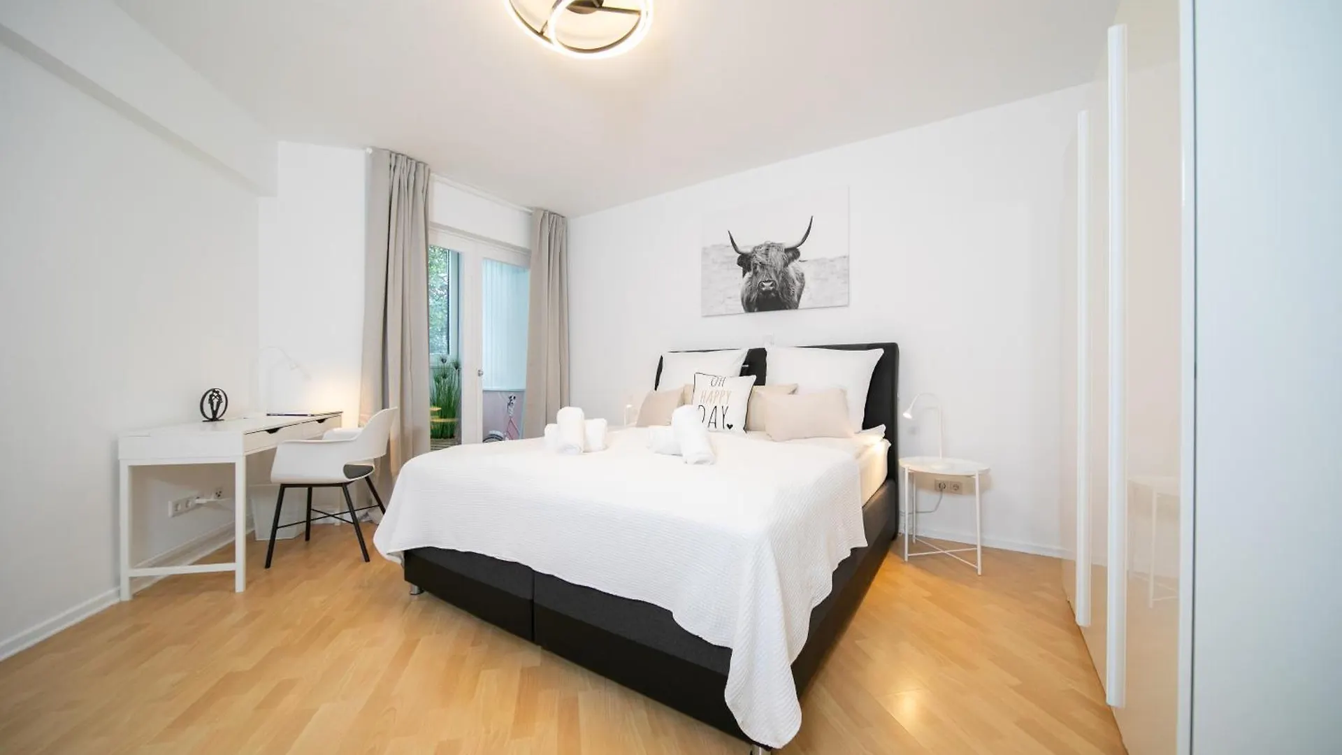 Bright Apartment - Zentral Mit Kueche - 65 Sqm - Messe Dusseldorf